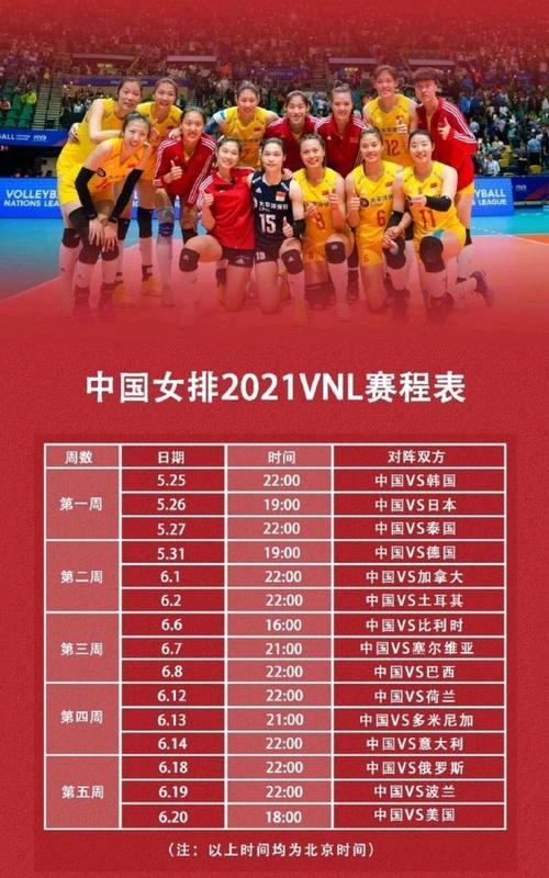 女排亚洲杯赛程表